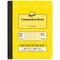 Pacon Dual Ruled Composition Book, Yellow, 1/4 in grid + Wide-Ruled, 9-3/4in. x 7-1/2in., 100 Sheets, 6PK PMMK37163 - alternate 2